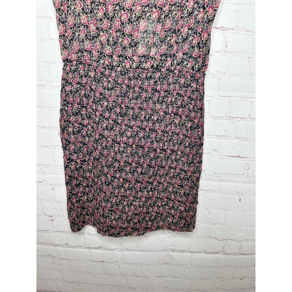 NEW Free People I'm Your Favorite Dress Plum Combo Floral Womens Medium NWT - Picture 7 of 11